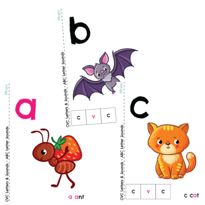 Stage 1 Pack: CVC Words and Letter Sounds