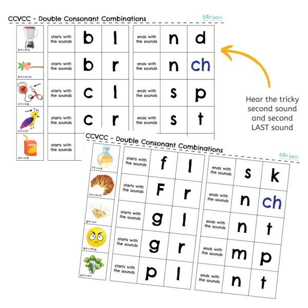 Stage 5 Pack: CCVCC Words with Consonant Digraphs